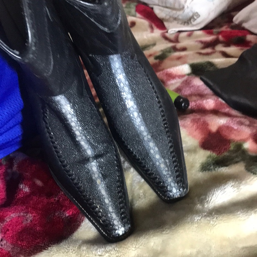 Wild West snake skin boots